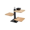 Xenos Etagères|Borrelplanken-Tapas plateau - 3 lagen - 26 cm