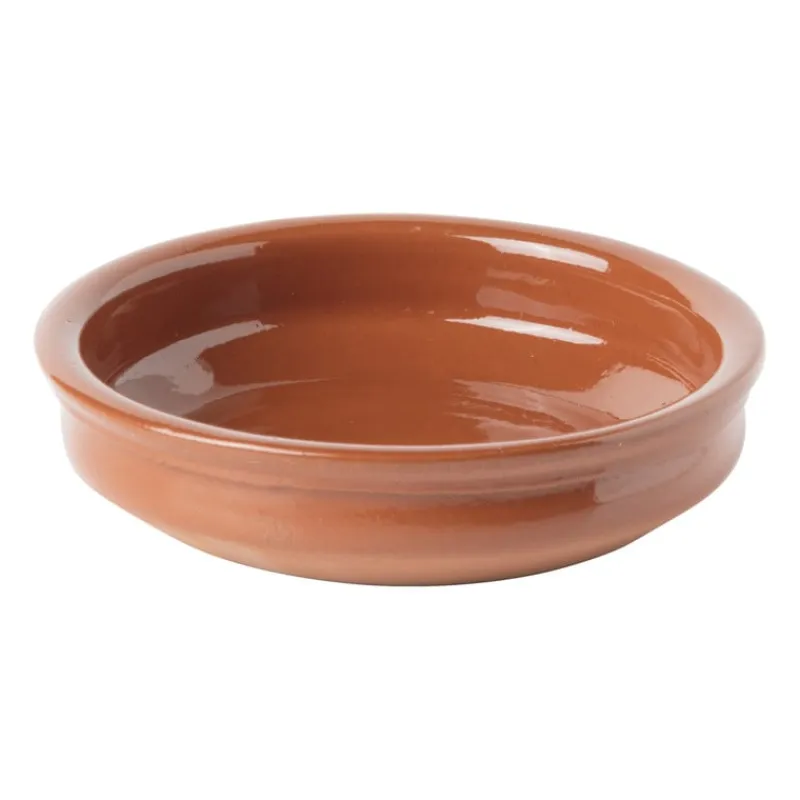Xenos Tapasservies-Tapas schaaltje klei - bruin - ⌀10 cm
