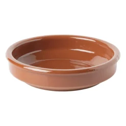 Xenos Tapasservies-Tapas schaaltje klei - bruin - ⌀14 cm