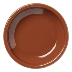 Xenos Tapasservies-Tapas schaaltje klei - bruin - ⌀14 cm