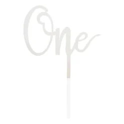 Tasty Me Cake Toppers-cake topper - One - zilver