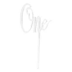 Tasty Me Cake Toppers-cake topper - One - zilver