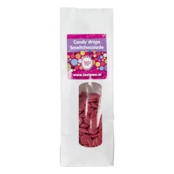 Tasty Me Taartdecoratie|Kerst Bakken-candy drops/smeltchocolade - rood - 300 gram