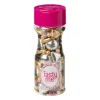 Tasty Me Taartdecoratie|Kerst Bakken-medley midnight magic -zilver/goud/zwart - 80 gram