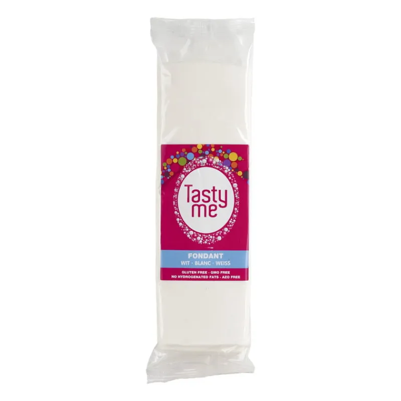 Tasty Me Fondant|Taartdecoratie-rolfondant - wit - 1 kg