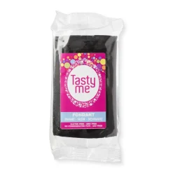 Tasty Me Fondant|Taartdecoratie-rolfondant - zwart - 200 gram