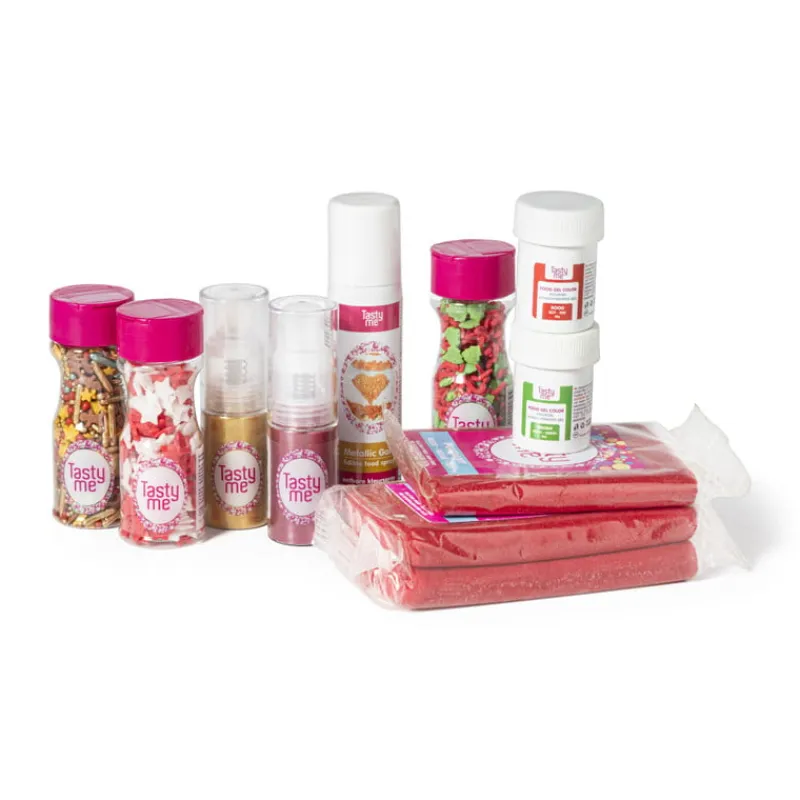 Xenos Taartdecoratie|Kerst Bakken-Tasty Me sprinkles - x-mas - 80 g