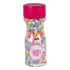 Tasty Me Taartdecoratie-suikerfiguur bloemetjes - multikleur - 55 gram