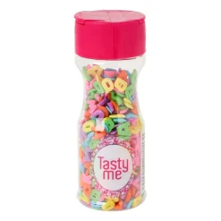 Tasty Me Taartdecoratie-suikerfiguur letterpret - multikleur - 45 gram