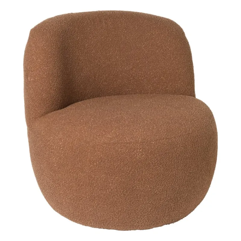 Xenos Fauteuils-Teddy fauteuil - amber - ø73.5x71.5 cm