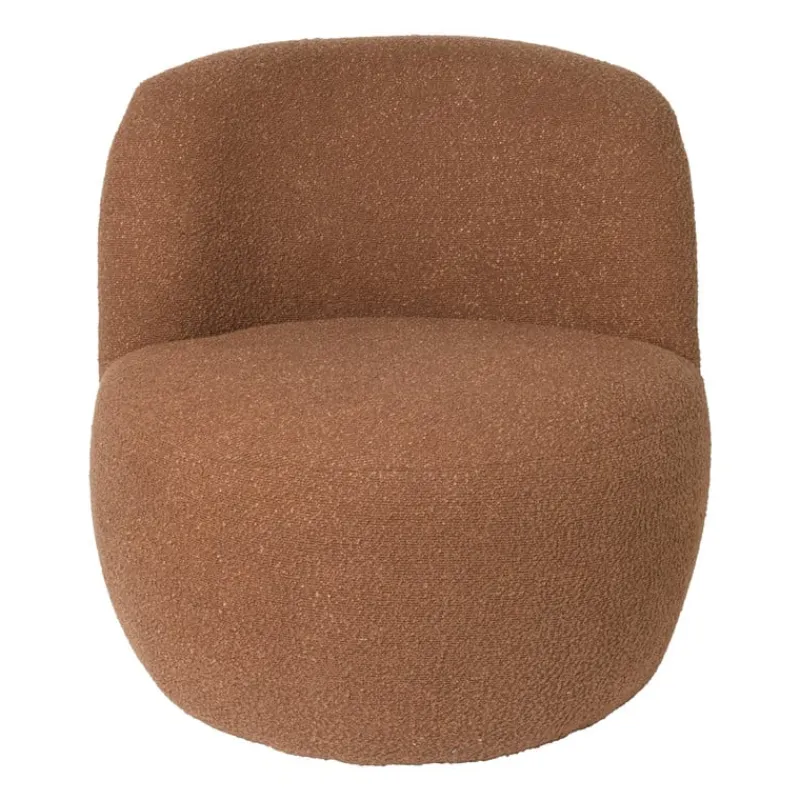 Xenos Fauteuils-Teddy fauteuil - amber - ø73.5x71.5 cm