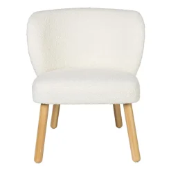 Xenos Fauteuils-Teddy fauteuil - Troyes - wit - 68.5x60x59.5 cm