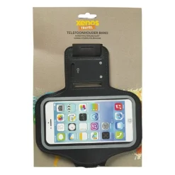 Xenos Opladers|Kerstcadeaus-Telefoonhouder band - zwart