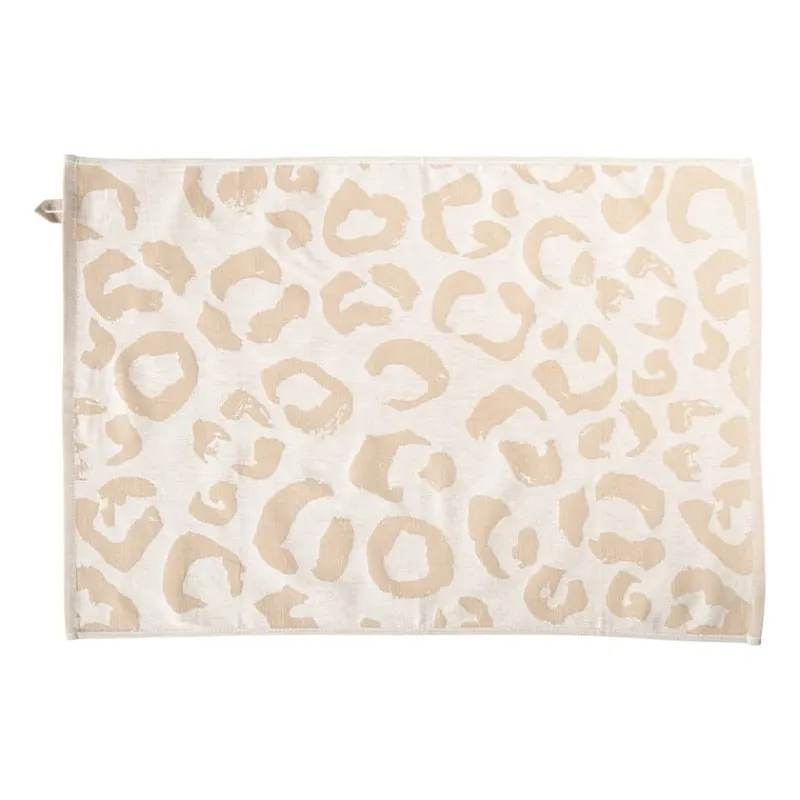 Xenos Thee- En Keukendoeken-Theedoek animal - beige/bruin - 50x70 cm