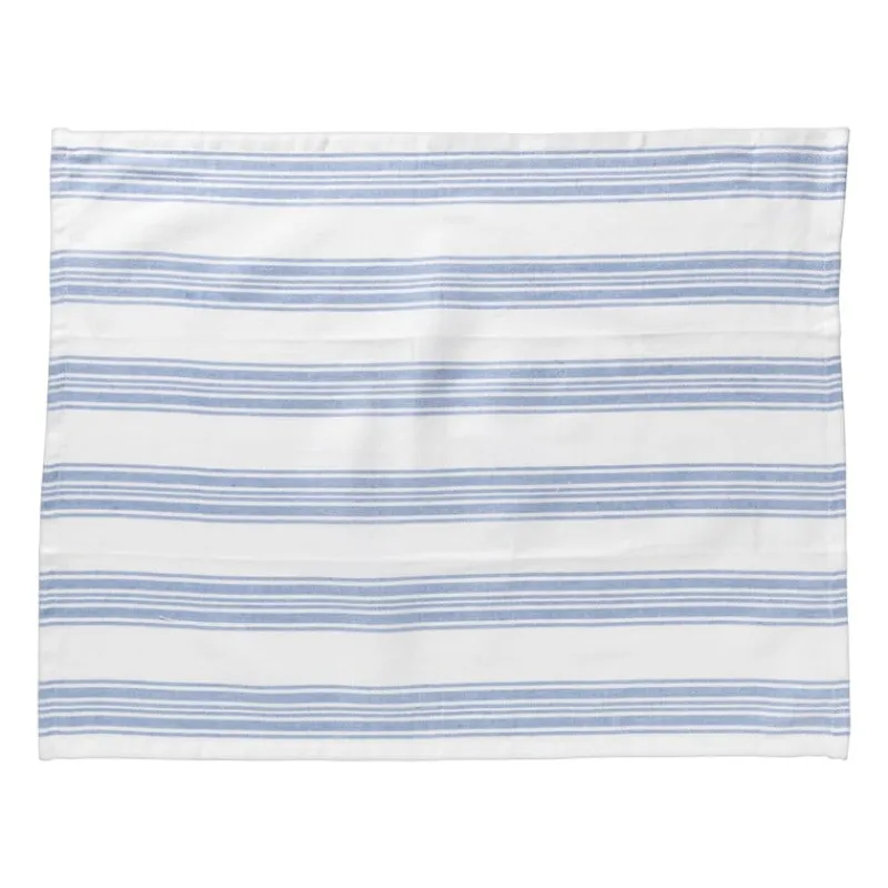 Xenos Thee- En Keukendoeken-Theedoeken set van 3 - blauw /wit - 45x65 cm