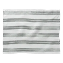 Xenos Thee- En Keukendoeken-Theedoeken set van 3 - groen/wit - 45x65 cm