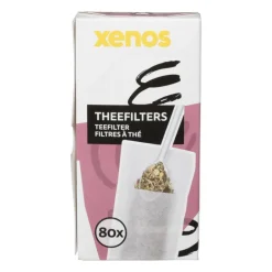 Xenos Thee Accessoires-Theefilters papier - set van 80
