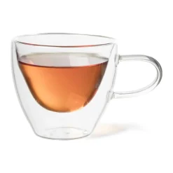 Xenos Koffieglazen|Theeglazen-Theeglas dubbelwandig - 150 ml