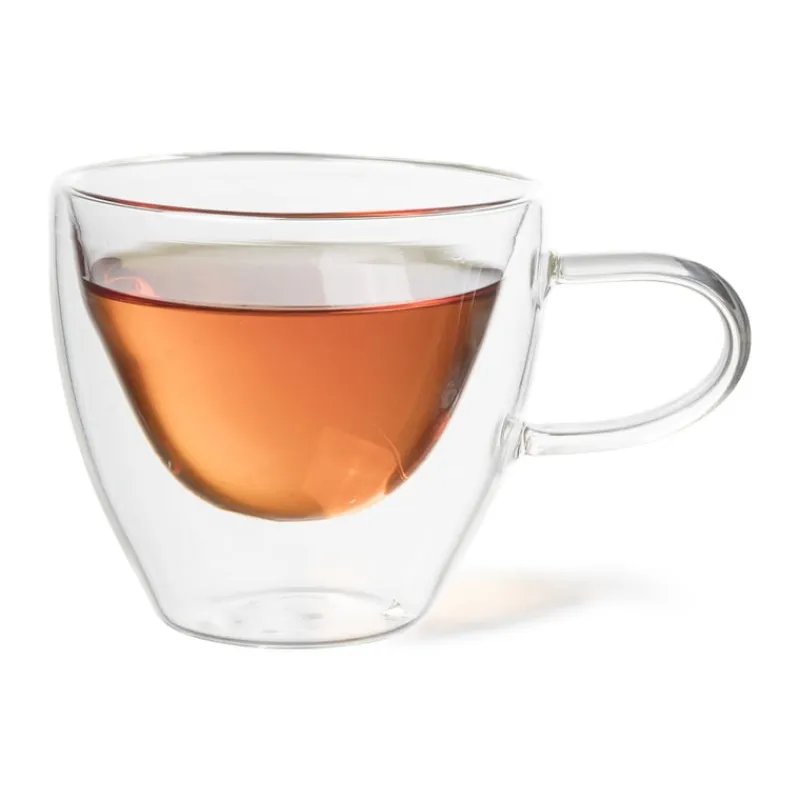 Xenos Koffieglazen|Theeglazen-Theeglas dubbelwandig - 150 ml