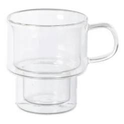 Xenos Theeglazen|Theeglazen-Theeglas dubbelwandig - 100 ml - glas