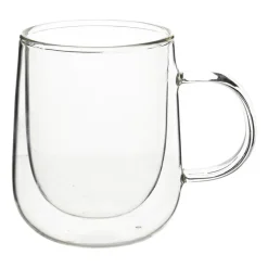 Xenos Koffieglazen|Theeglazen-Theeglas dubbelwandig - 225 ml