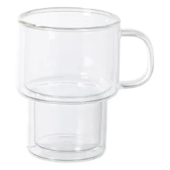 Xenos Theeglazen|Theeglazen-Theeglas dubbelwandig - 260 ml - glas