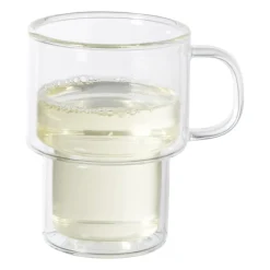 Xenos Theeglazen|Theeglazen-Theeglas dubbelwandig - 260 ml - glas