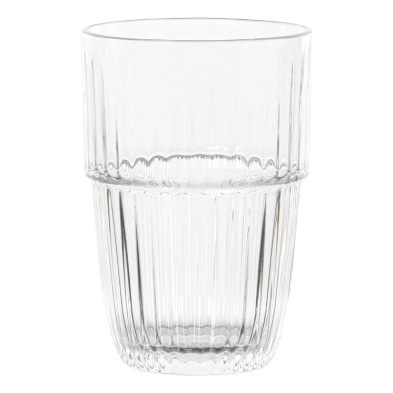 Xenos Theeglazen|Theeglazen-Theeglas ribbel - 530 ml