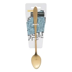 Xenos Lepels-Theelepels lang - goudkleurig - set van 2