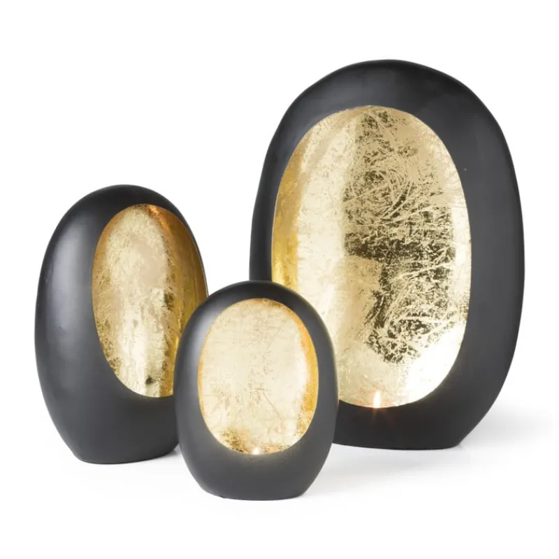 Xenos Waxinelichthouders-Theelichthouder Egg - klein - 11x7x18 cm