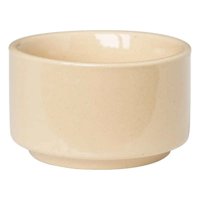 Xenos Waxinelichthouders-Theelichthouder mini - beige - ø5x3 cm