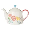 Xenos Theepotten-Theepot bloemen - multikleur - 750 ml