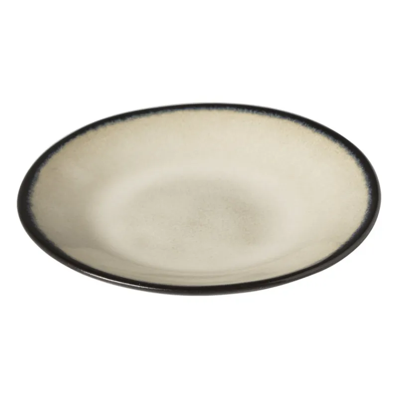 Xenos Thee Accessoires-Theezakjeshouder Roots - beige - ø10x1.5 cm