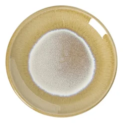 Xenos Thee Accessoires-Theezakjeshouder roots - oker - ø10x1.5 cm