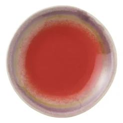 Xenos Thee Accessoires-Theezakjeshouder Roots - rood/paars - ø10x1.5 cm