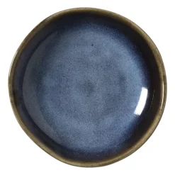 Xenos Thee Accessoires-Theezakjeshouder Toscane - donkerblauw - ø9x2.1 cm
