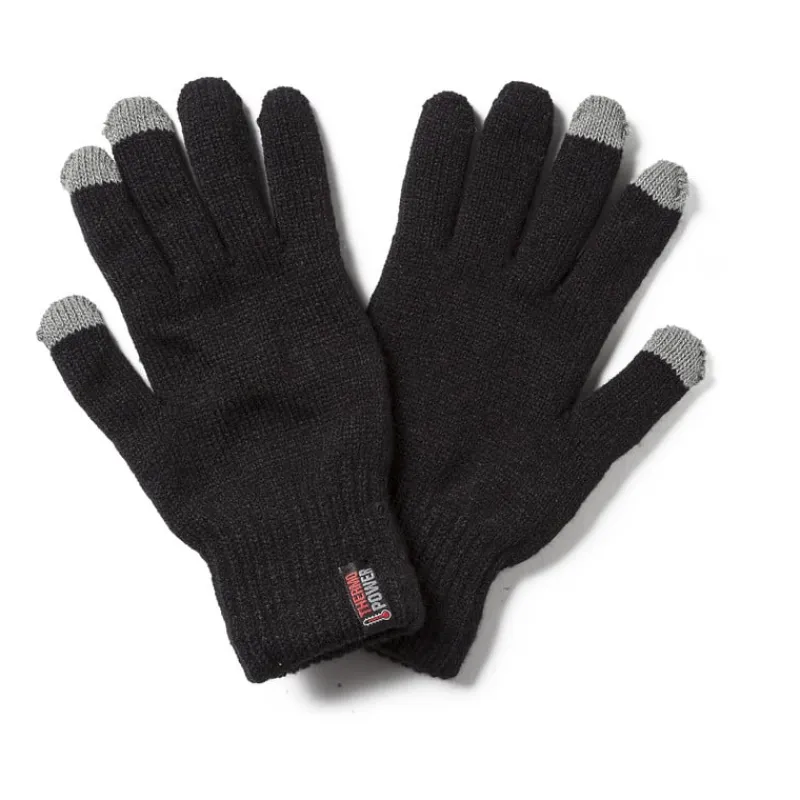 Xenos Winterartikelen-Thermo handschoenen S/M - zwart