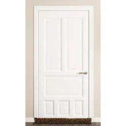 Xenos Winterartikelen-Tochtstopper panter - bruin - 90x9 cm