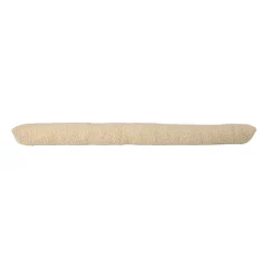 Xenos Winterartikelen-Tochtstopper teddy - beige - 90x9 cm