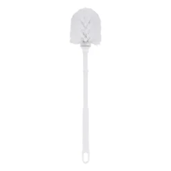 Xenos Toiletborstels-Toiletborstel basic - wit - 40 cm