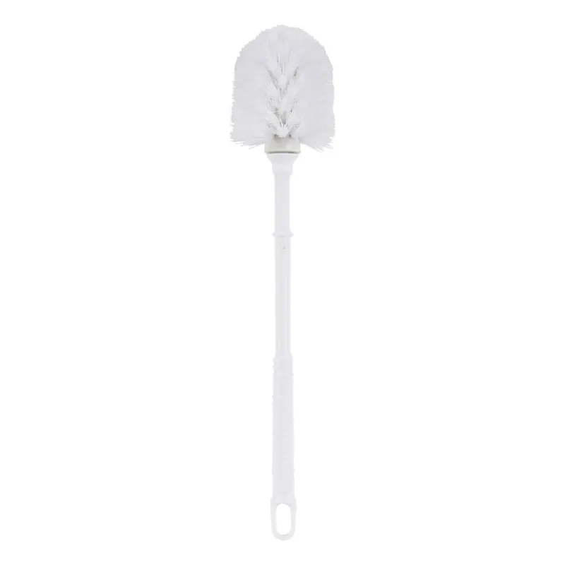 Xenos Toiletborstels-Toiletborstel basic - wit - 40 cm
