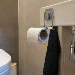 Xenos Toiletrolhouders-Toiletpapier houder easy lock - 12x9x10 cm