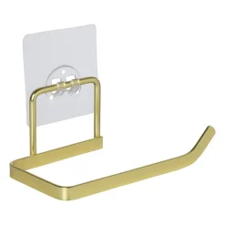 Xenos Badkamer Accessoires|Toiletrolhouders-Toiletrolhouder - goudkleurig - 13.7x7x11 cm