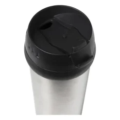 Xenos Drinkflessen-Travel beker - zwart - 450 ml