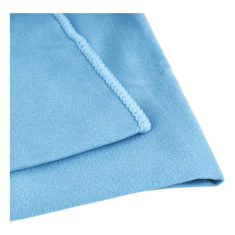 Xenos Reishanddoeken-Travel-/sporthanddoek - blauw - 130x80 cm