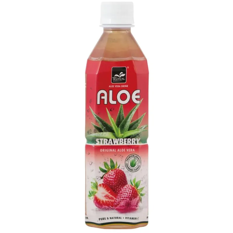 Xenos Koude Dranken-Tropical aloë vera - aardbei - 500 ml