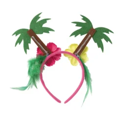 Xenos Verkleedaccessoires-Tropical tiara - multikleur