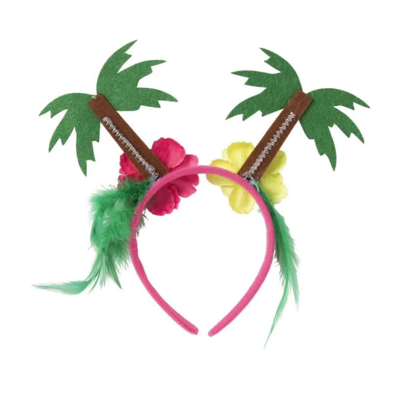 Xenos Verkleedaccessoires-Tropical tiara - multikleur