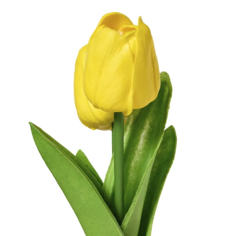 Xenos Kunstbloemen-Tulpen in vaasje - diverse varianten - ø7x18 cm