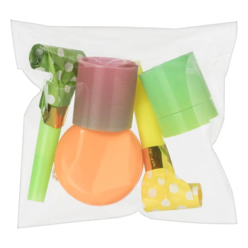 Xenos Knutselspullen|Cadeauzakjes-Uitdeelzakjes - set van 40 - 12x12 cm
